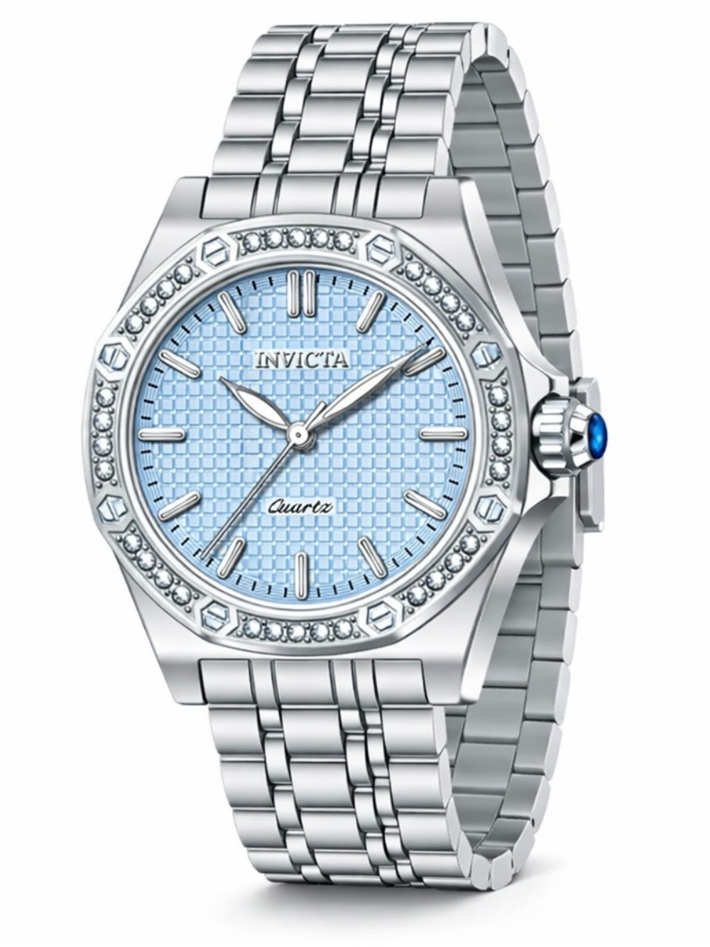 Invicta Wildflower Cadravyn Women's Watch - 33mm, Steel & Blue Dial NEW